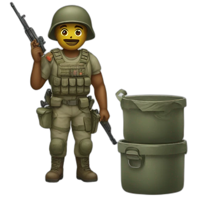 preparing war emoji