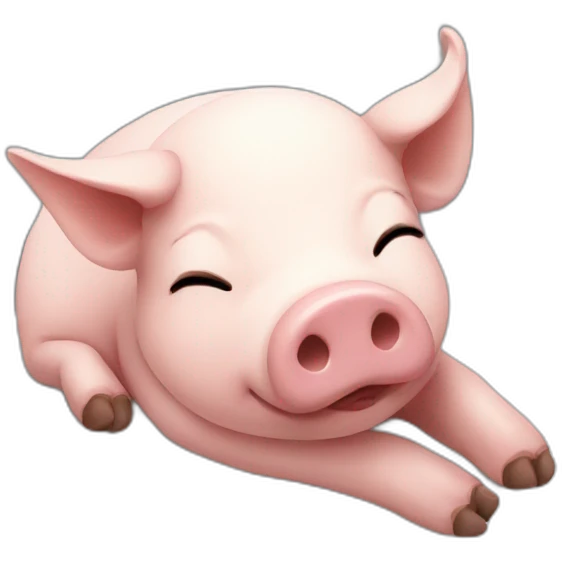 sleep-work-pig emoji