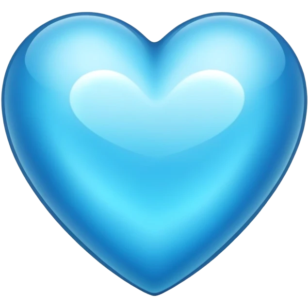 Azure heart emoji