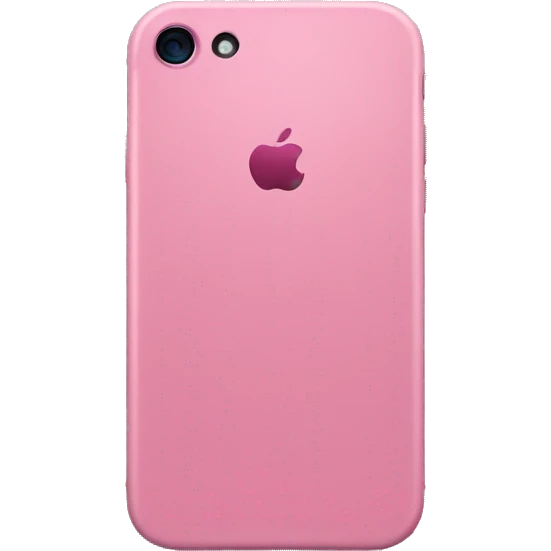 Pink iphone emoji