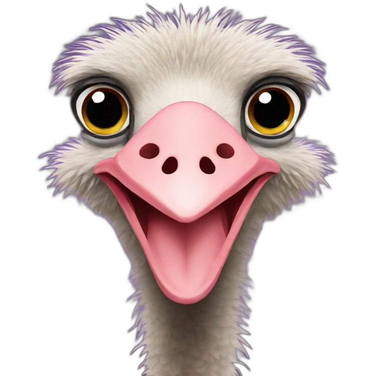 Ostrich emoji