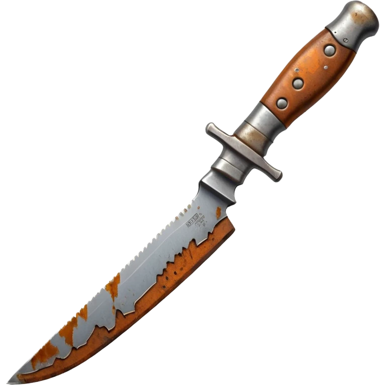 Rusty knife emoji