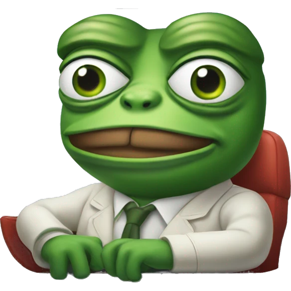 pepe the frog in airplane emoji