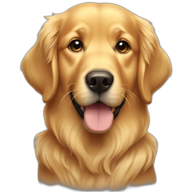 Golden retriever  emoji