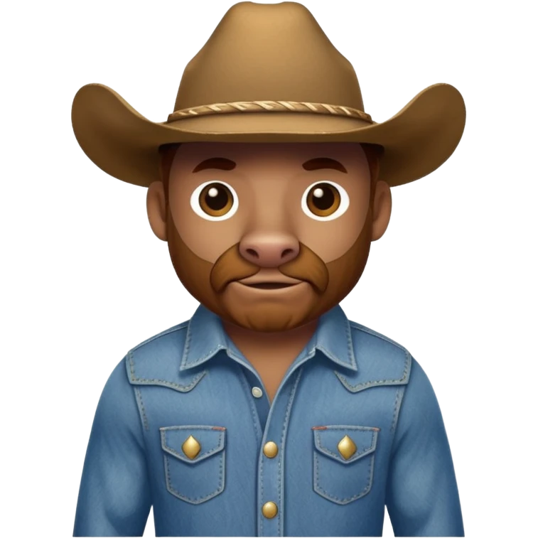 hat bull with shirt emoji
