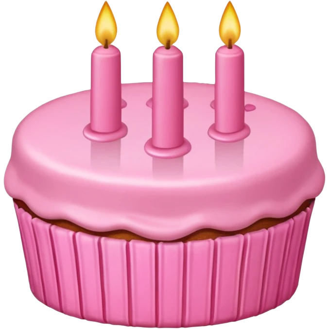 pink cake emoji