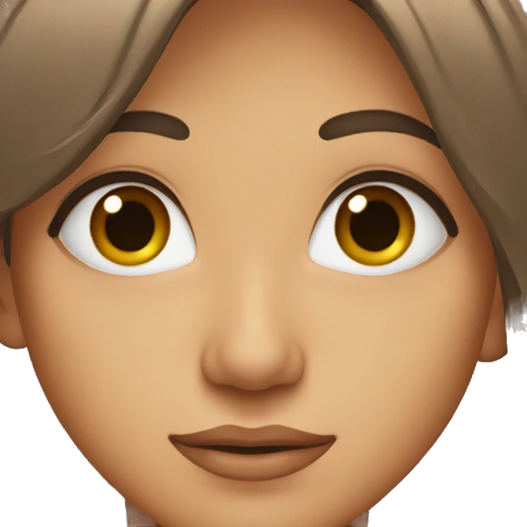 brown eyes emoji