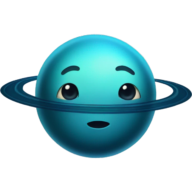 Planet Neptune emoji