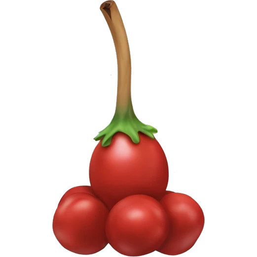 lèves rouges qui mange une sucette emoji