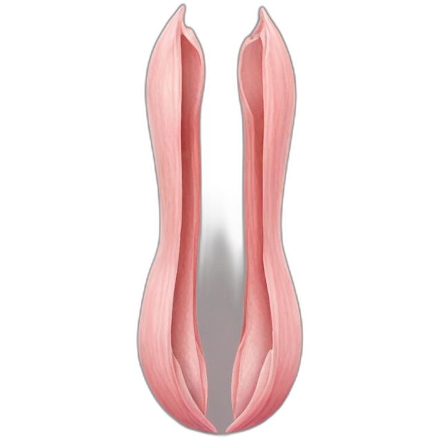Labia majora drawing emoji