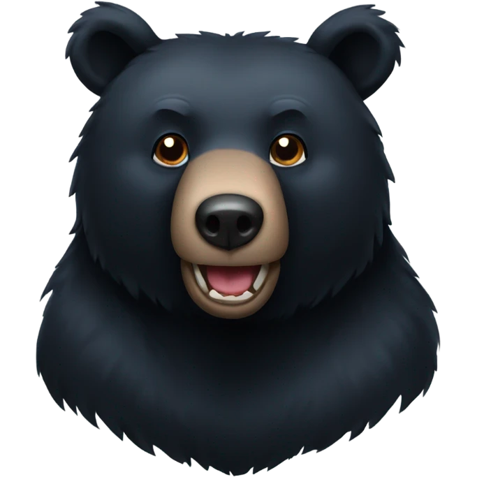 black bear emoji