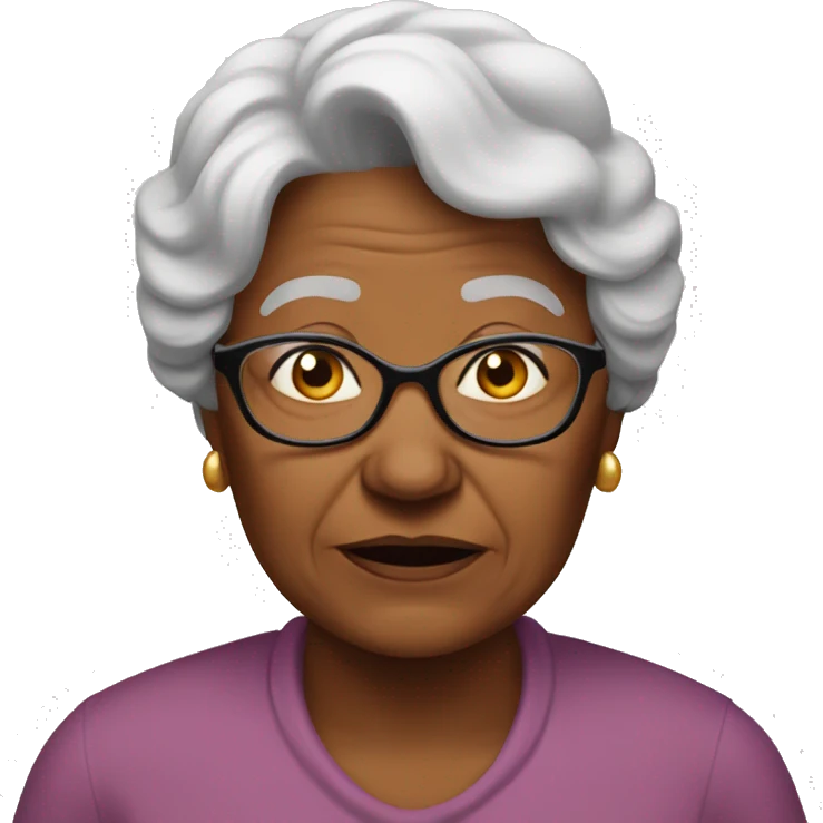 Grandma poor decisions emoji