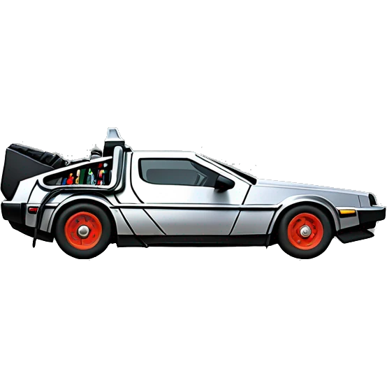 delorean back to future emoji