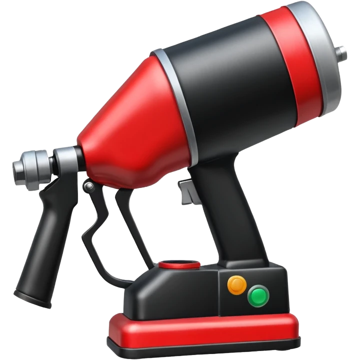 spraying paint machine emoji