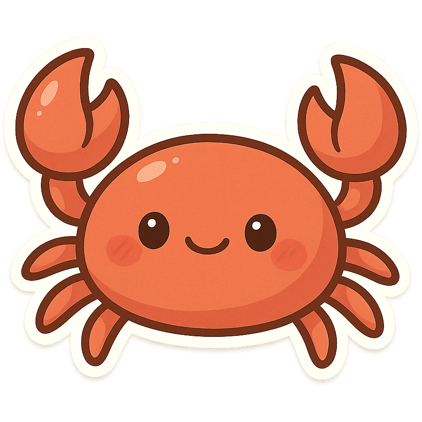 一只螃蟹 emoji