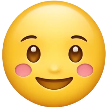 Cute cartoon emoji with ×1× symbol emoji