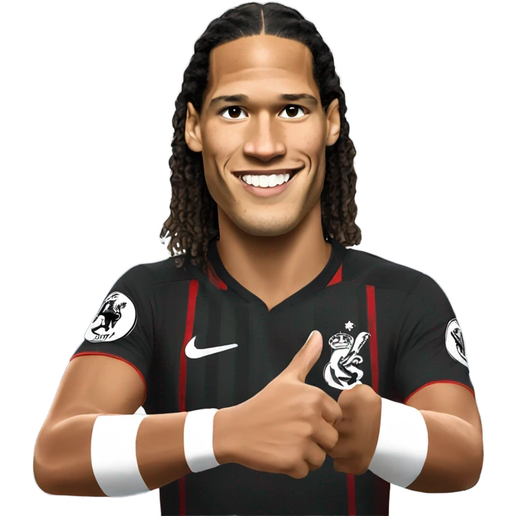 Virgil van dijk with his thumb up  emoji