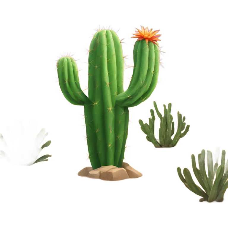 Cactus in the desert  emoji