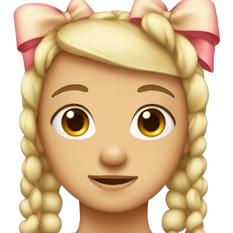 Cute bow emoji