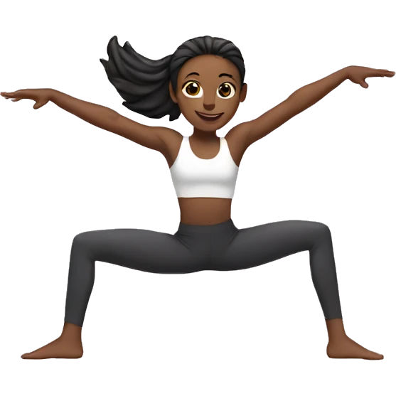 doing the splits emoji