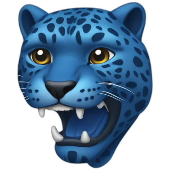 Blue panther emoji
