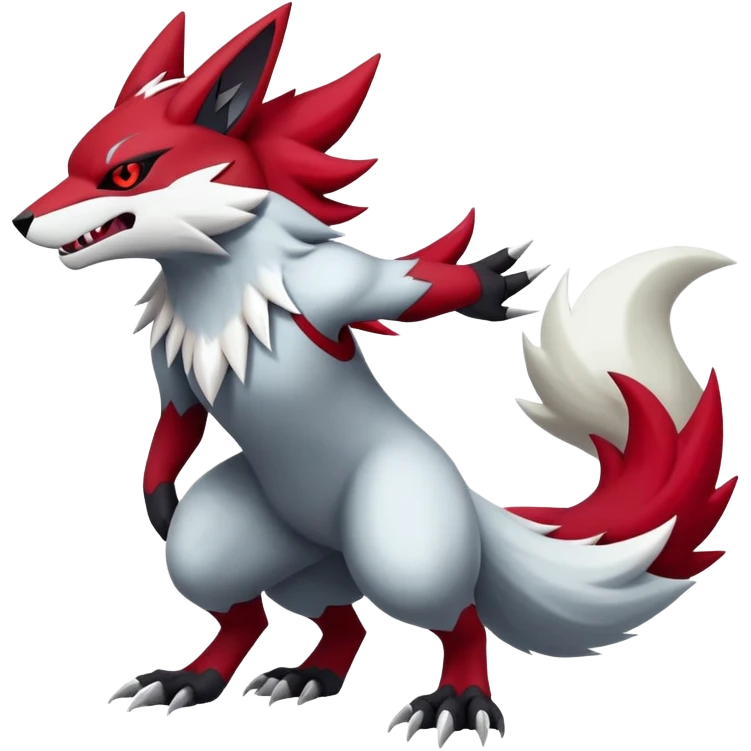 Zoroark-Zangoose-Fakémon-hybrid-creature (full body)  emoji