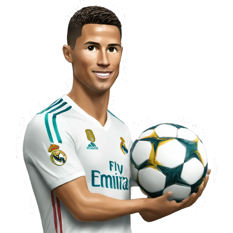 Ronaldo playing for madrid emoji