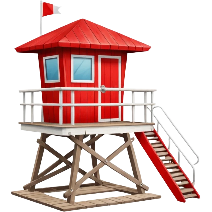 lifeguard station emoji