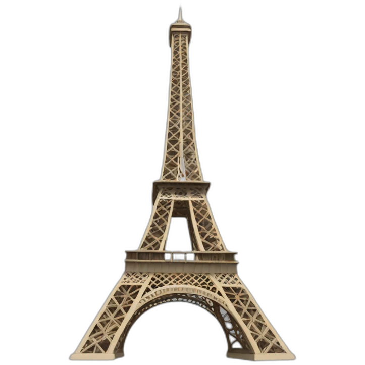 Eiffel tower from pisa emoji