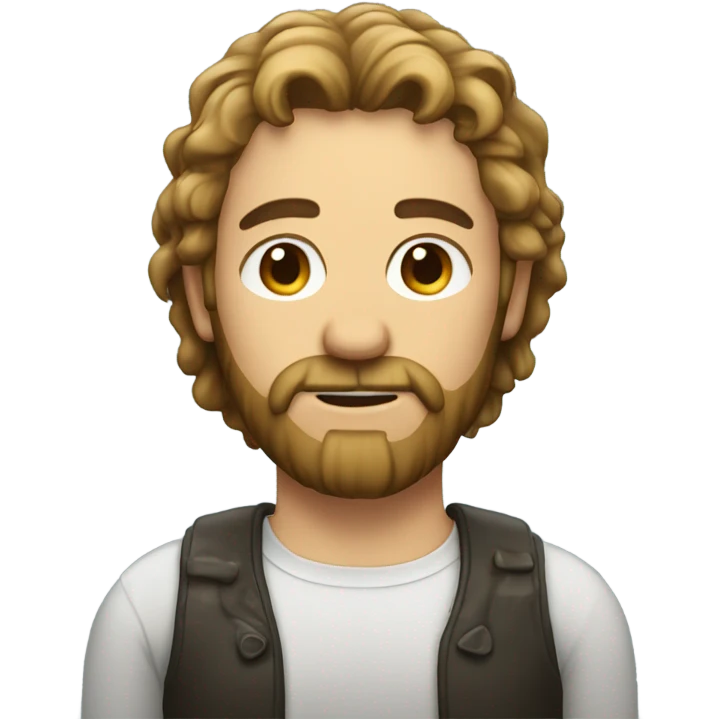 wet-haired man with wet beard  emoji