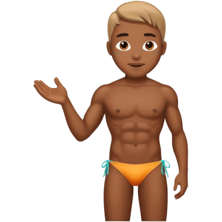 Homem de ferro de bikini  emoji