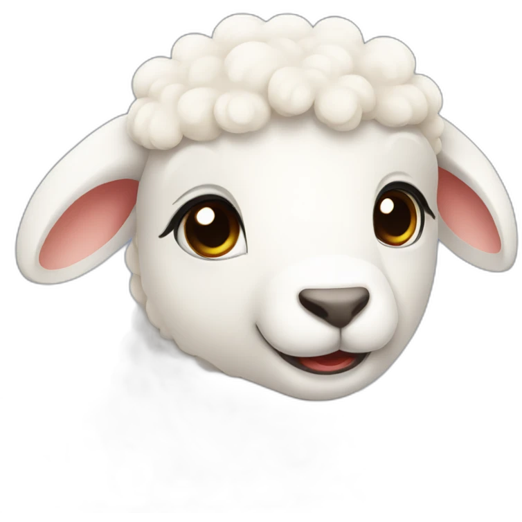 cute lamb emoji