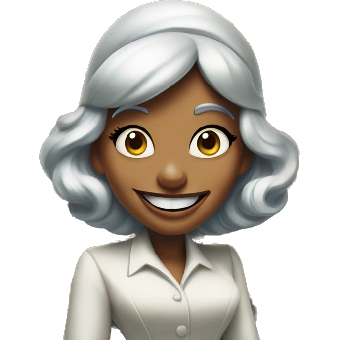 Laughing jasmine Einstein in Uncle Scrooge style, oil paint, mysterious eyes, intricate lips, masterpiece pose, odd perspective, beautiful, desirable, logical emoji