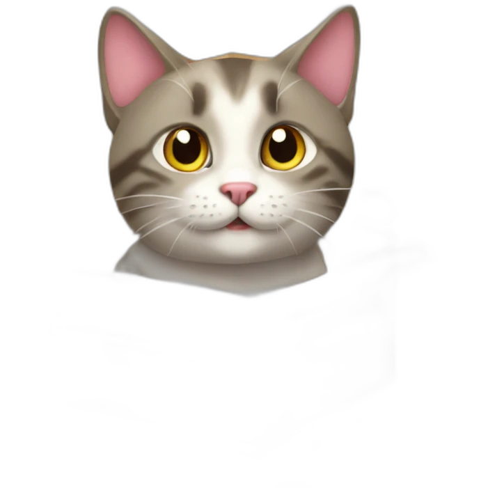 cat from gift box emoji