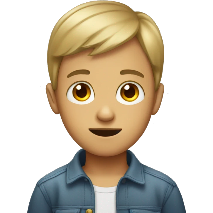 Boy with one eye emoji