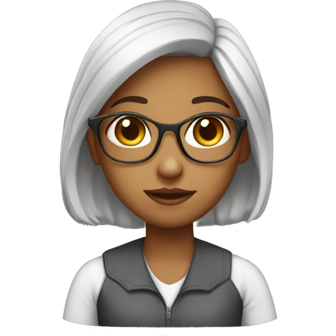 intelligent girl emoji
