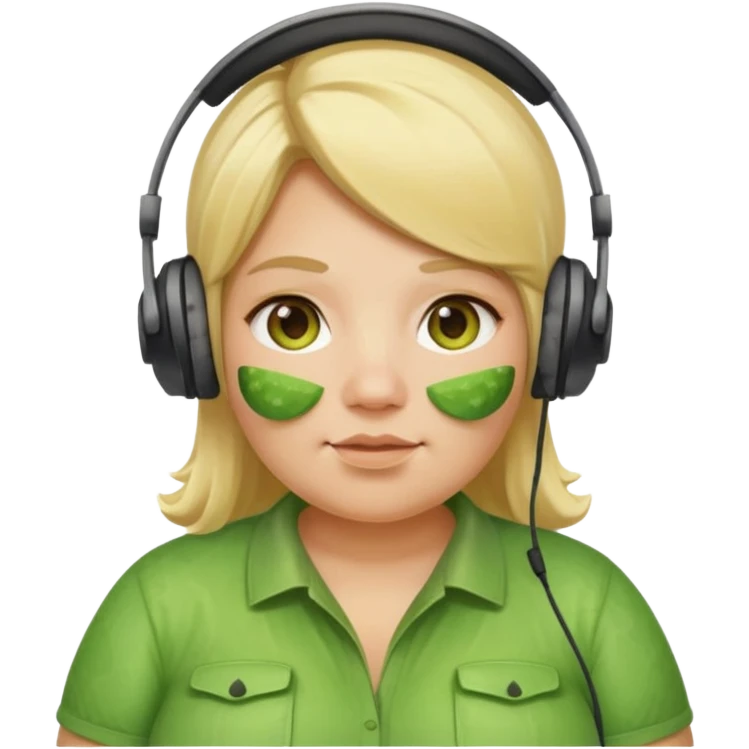 make a cucumber gamer, blonde and fat emoji