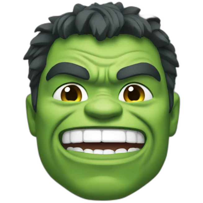 happy hulk emoji