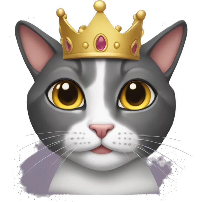 Queen cat emoji