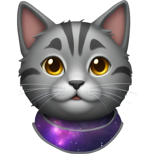 cat with space fur emoji