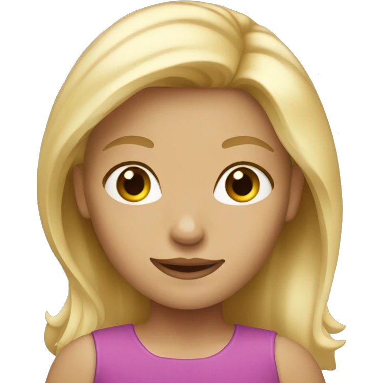 Blond hair girl  emoji