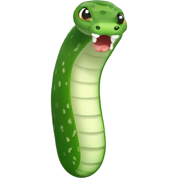 Snake cucumber emoji