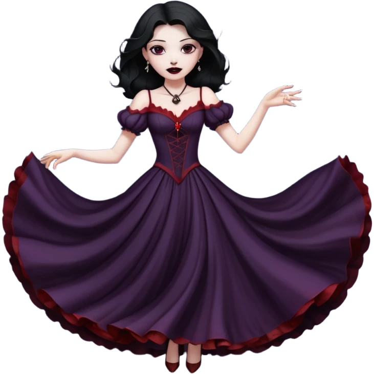 Vampire Girl dancing  emoji