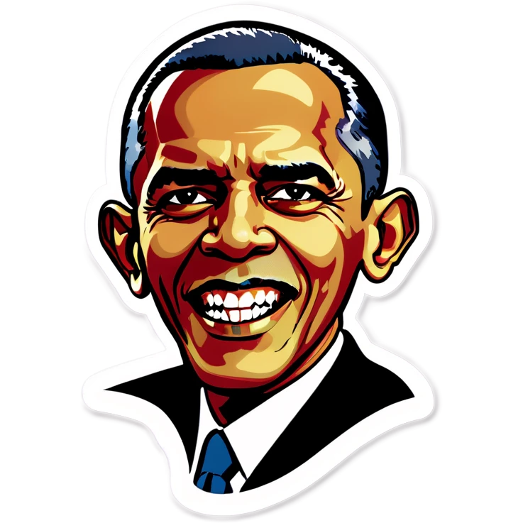 Demonic obama emoji