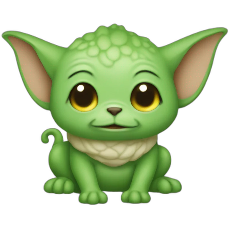 Green grogu emoji