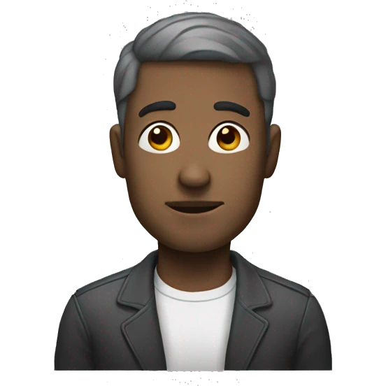 icon of a man without a photo emoji