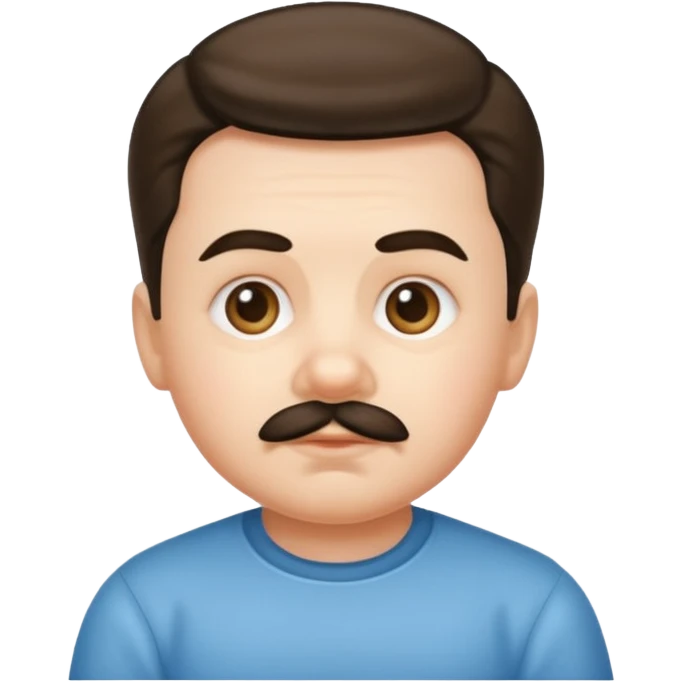 Cute baby face Stalin emoji