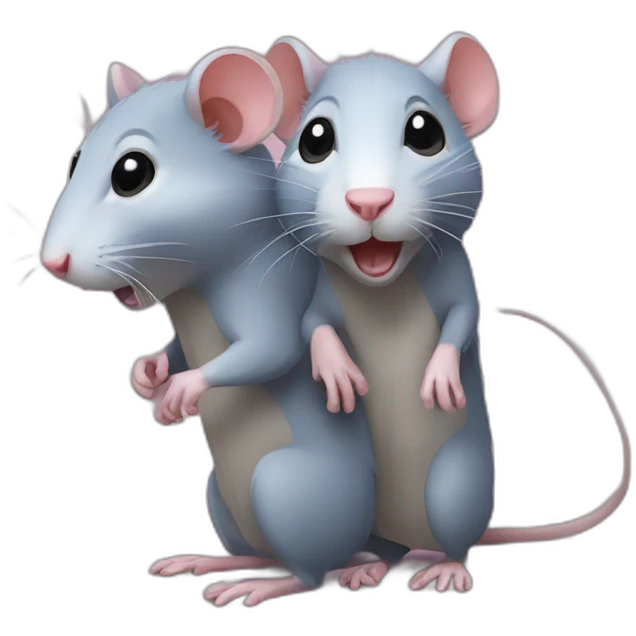 two rats emoji