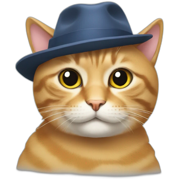 cat with a hat emoji