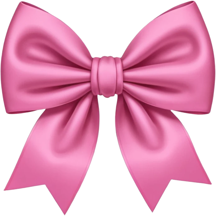Preppy bow emoji